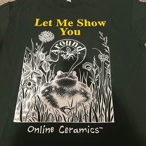 Online Ceramics Frog Design Shirt